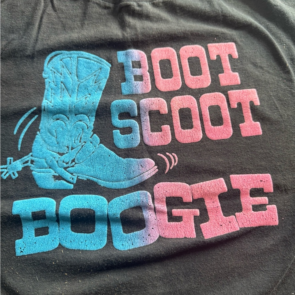 Vintage Boot Scoot Boogie T-Shirt - Picture 2 of 3